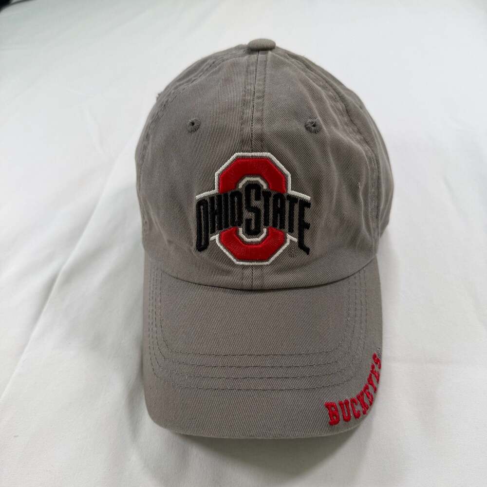 Ohio State Buckeyes Khaki Relaxed Fit Hat Baseball Cap